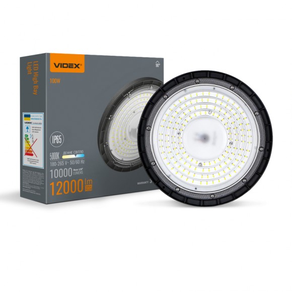 LED High Bay VIDEX 100W 5000K