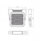 Прожектор Combee flood CFL-150 150 Вт IP67 Прожектор Combee flood CFL-150 150 Вт IP67